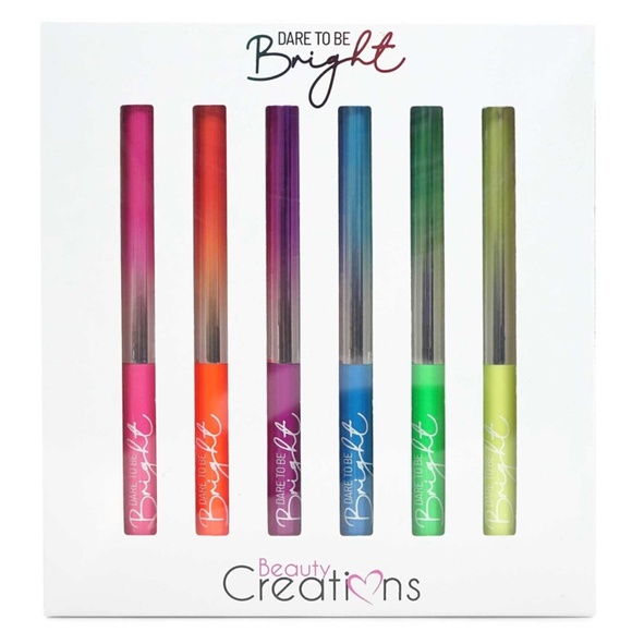 BEAUTY CREATIONS DARE TO BE BRIGHT 6 PIECE EYELINER SET - Picture 2 of 7